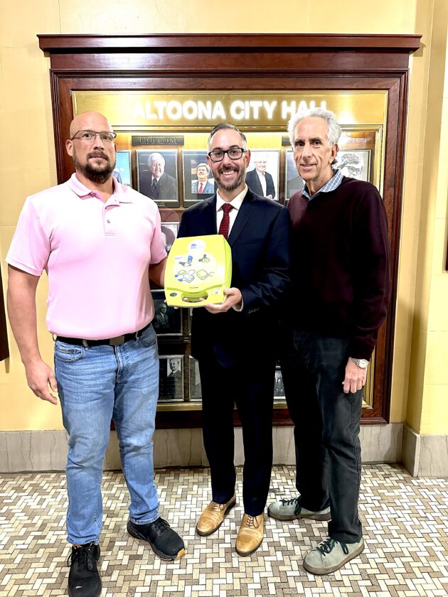 Helping othersAltoona Pipe & Steel donates AED to Prospect Pool News